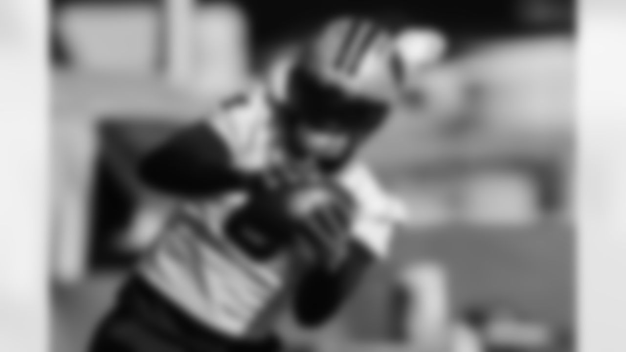 The Carolina Panthers hold practice on Nov. 12, 2025 at Bank of America Stadium in Charlotte, NC.