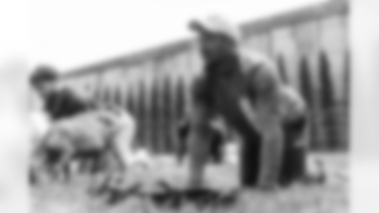 The Carolina Panthers take part in Goat Yoga on Monday, May. 19, 2025 in Charlotte, NC.