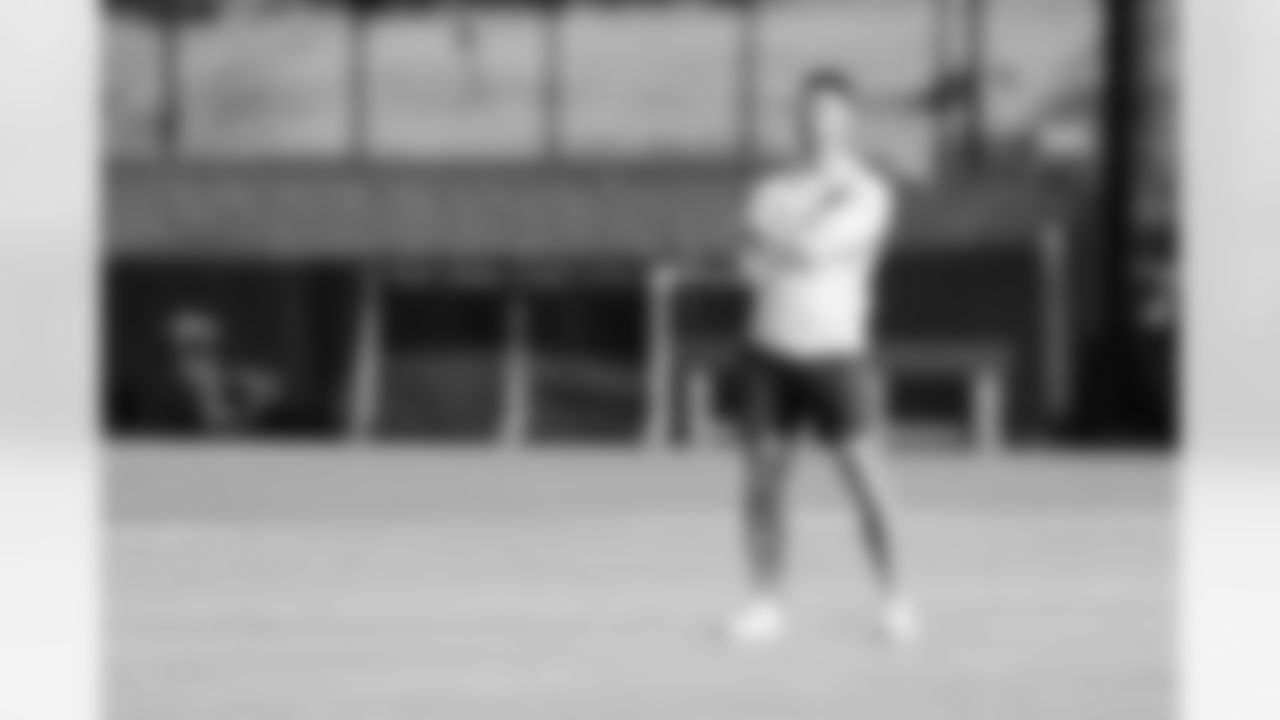 The Carolina Panthers prepare to face the Los Angeles Rams on Tuesday, Jan. 06, 2025 at Bank of American Stadium in Charlotte, NC.