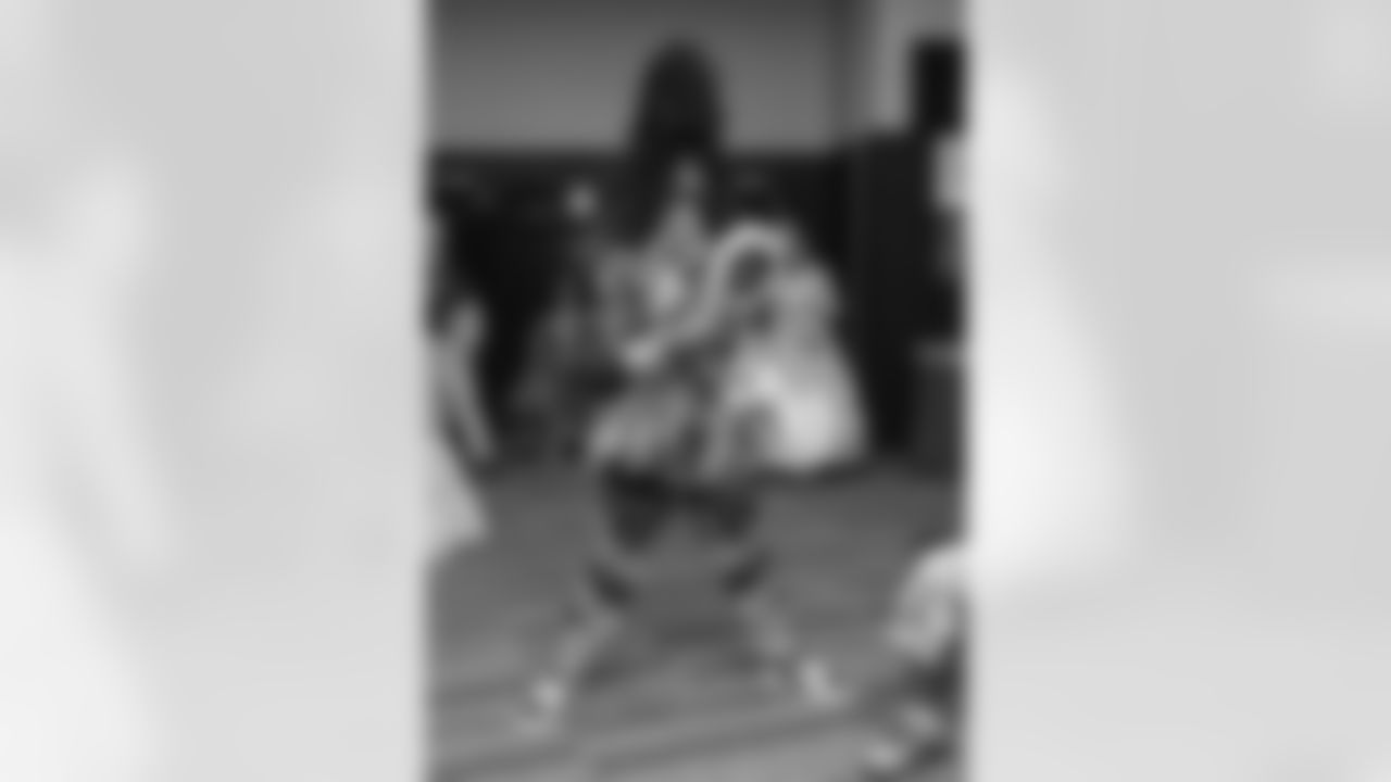 The Carolina Panthers visit Levine Children's Hospital on Tuesday, Oct. 28, 2025 in Charlotte, NC.