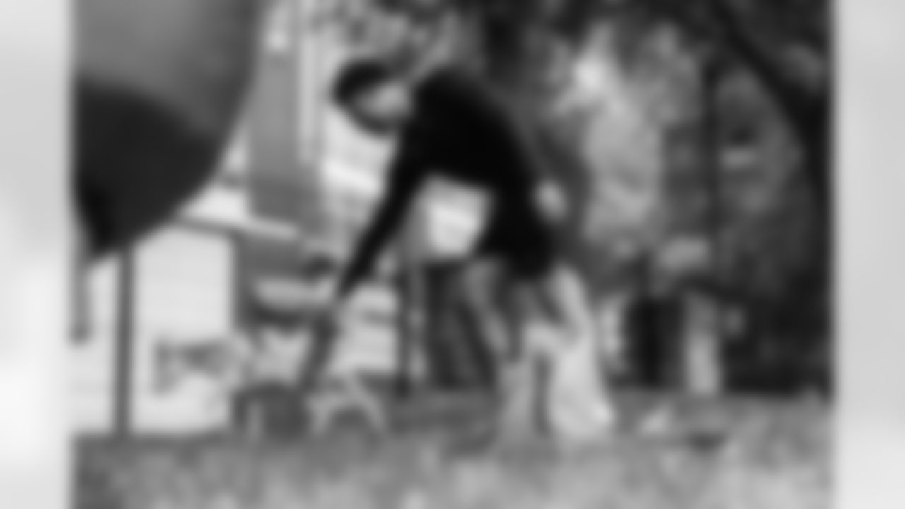 The Carolina Panthers take part in Goat Yoga on Monday, May. 19, 2025 in Charlotte, NC.