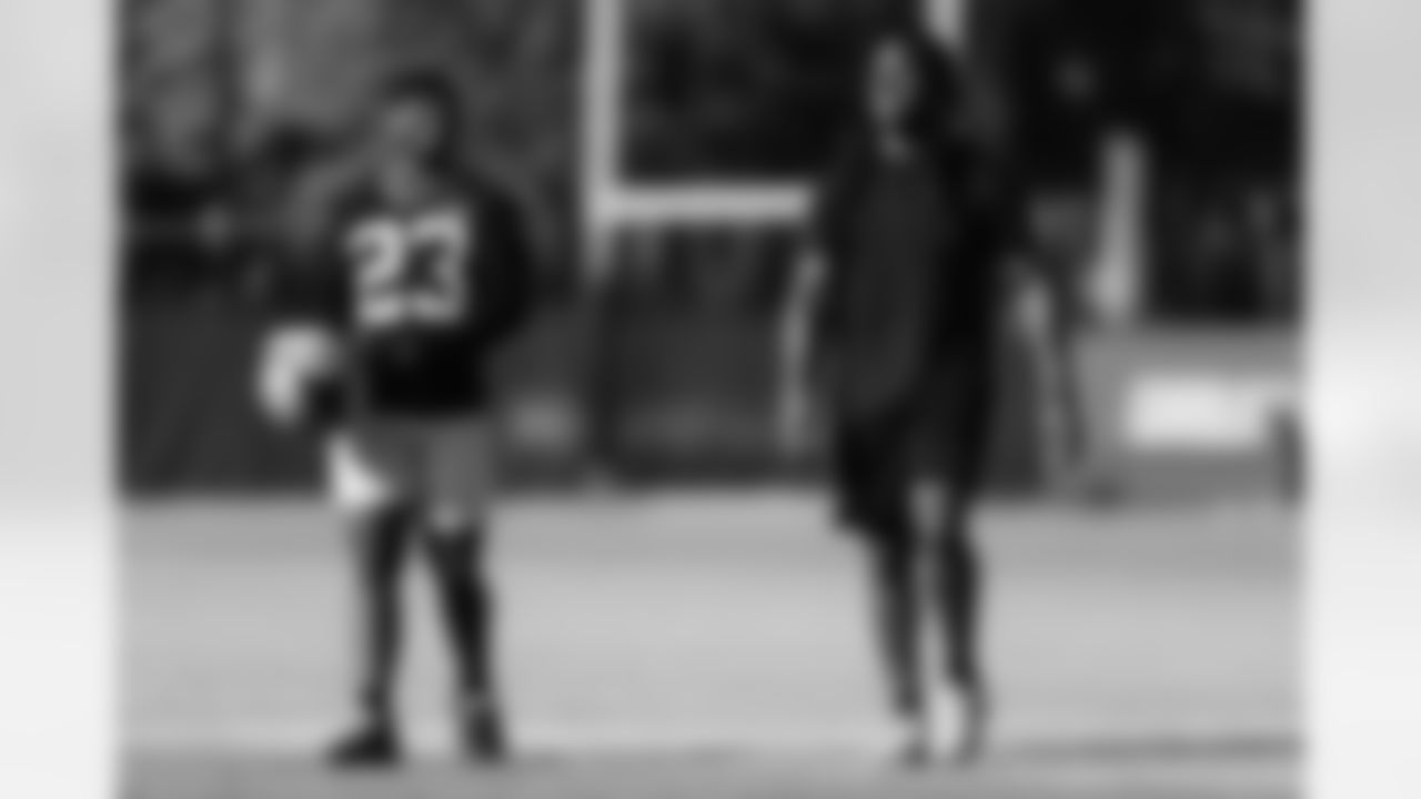 The Carolina Panther's practice on Wednesday, Jan. 7, 2026 at Bank Of America Stadium, in Charlotte, NC.