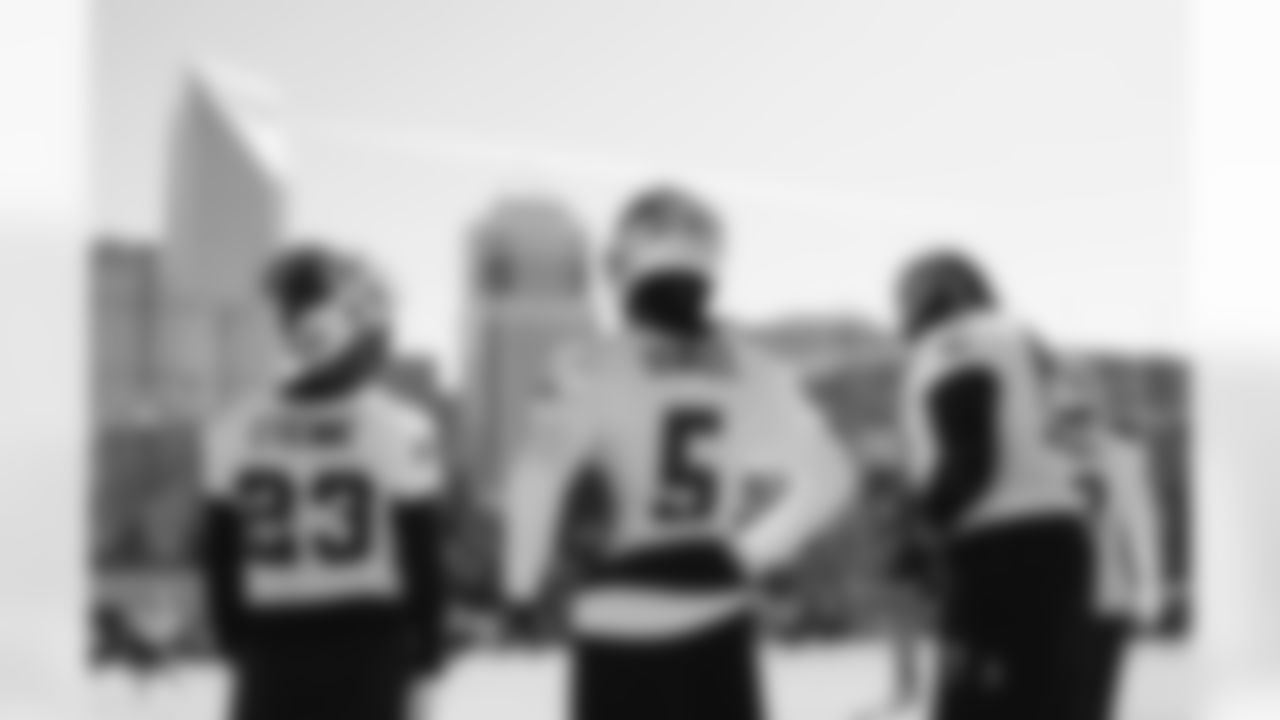 The Carolina Panthers practice on Thursday, Jan. 1, 2026 at Bank of American Stadium in Charlotte, NC.