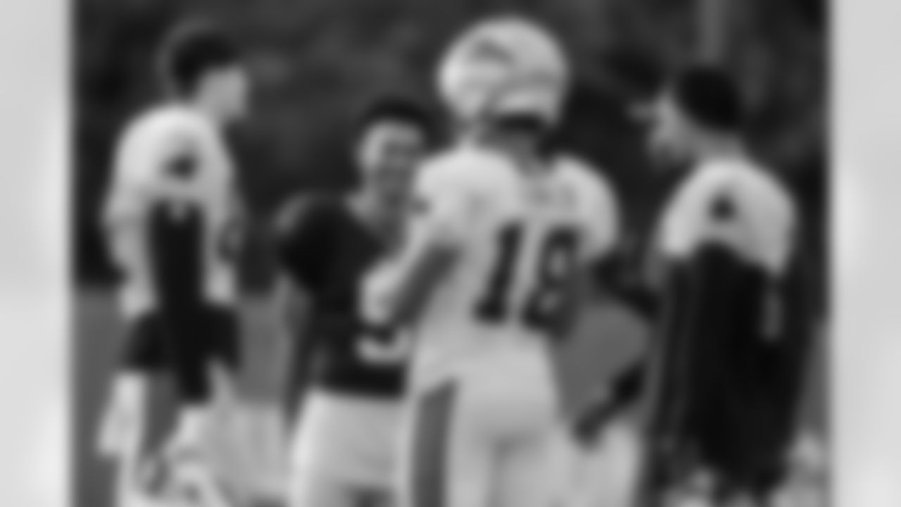 The Carolina Panthers hold practice on Nov. 13, 2025 at Bank of America Stadium in Charlotte, NC.