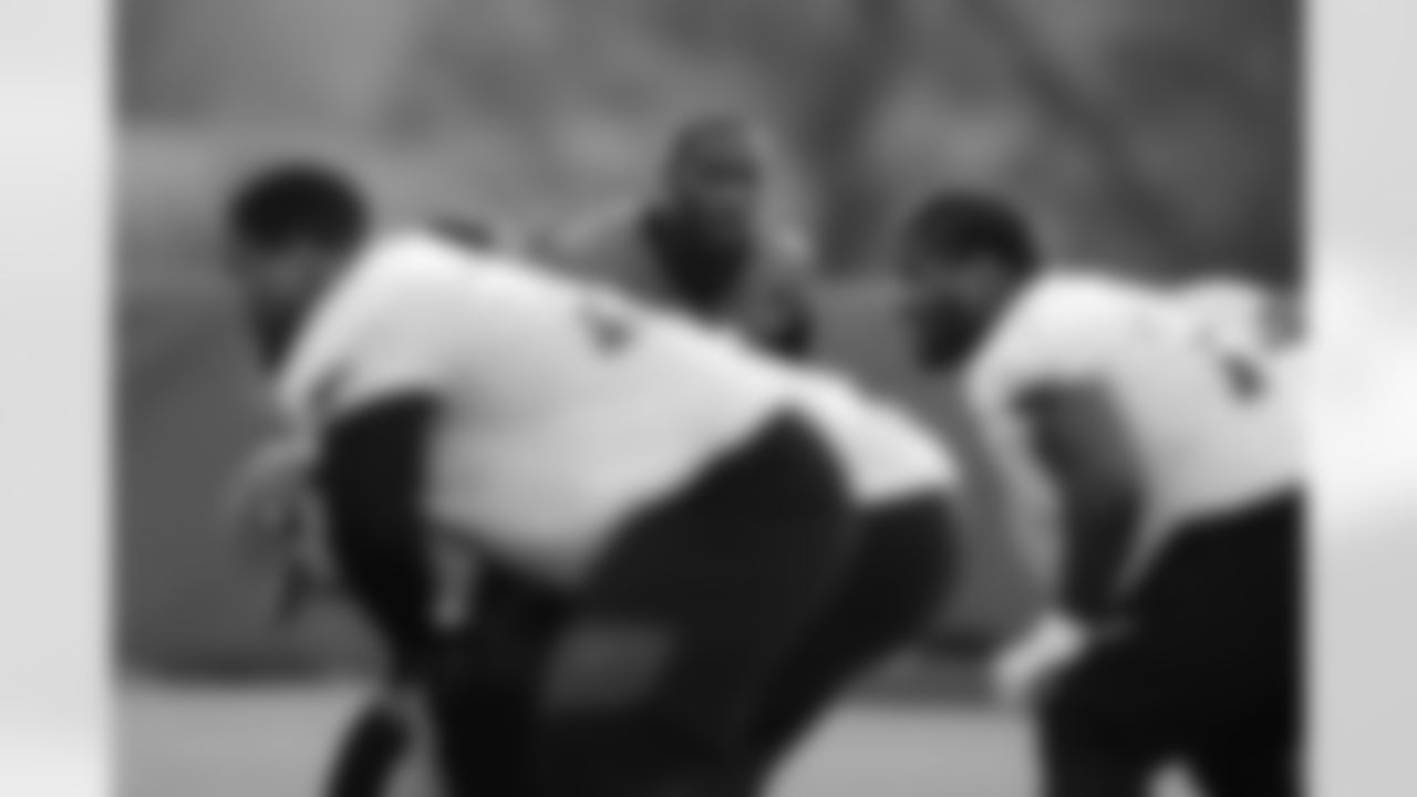 The Carolina Panthers hold practice on Nov. 13, 2025 at Bank of America Stadium in Charlotte, NC.