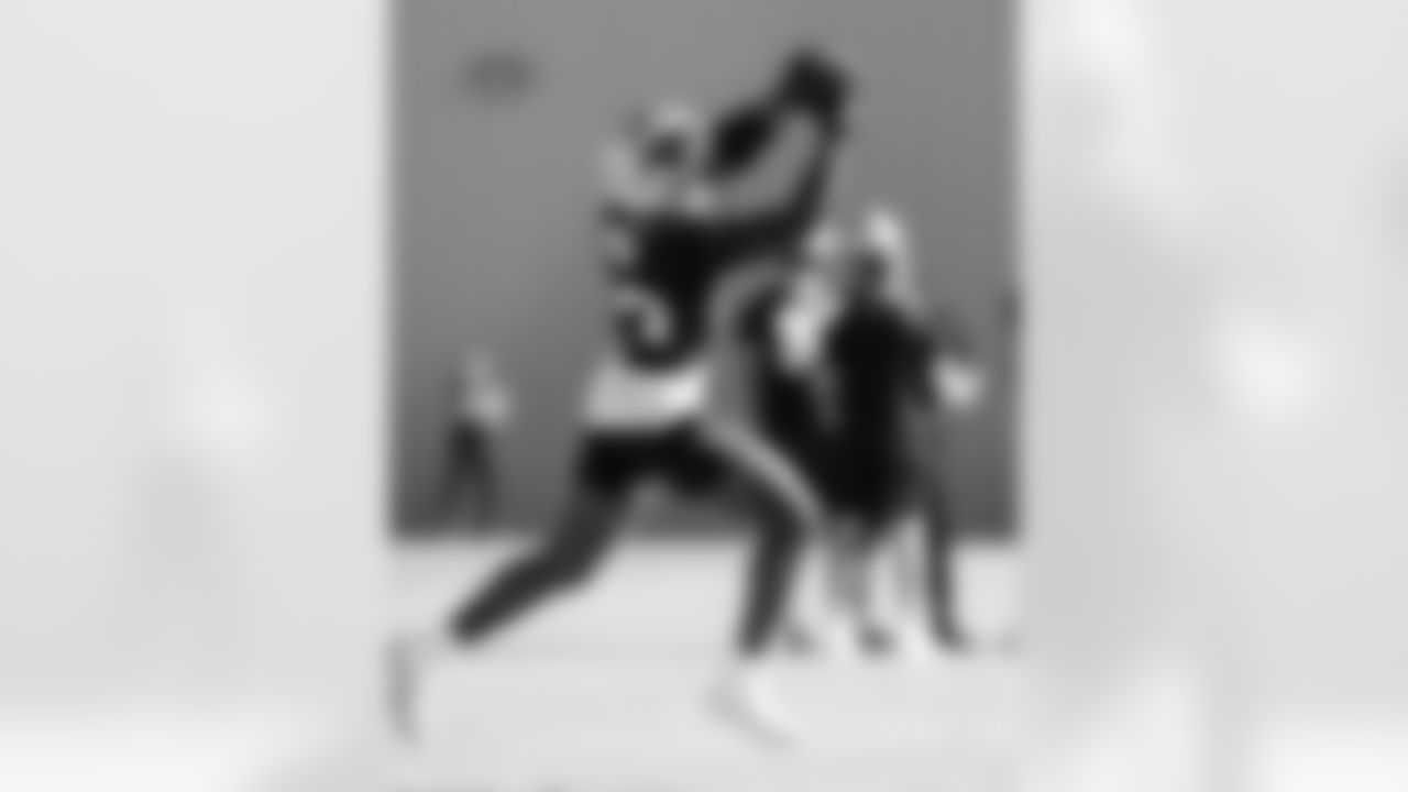 The Carolina Panther's practice on Wednesday, Jan. 7, 2026 at Bank Of America Stadium, in Charlotte, NC.