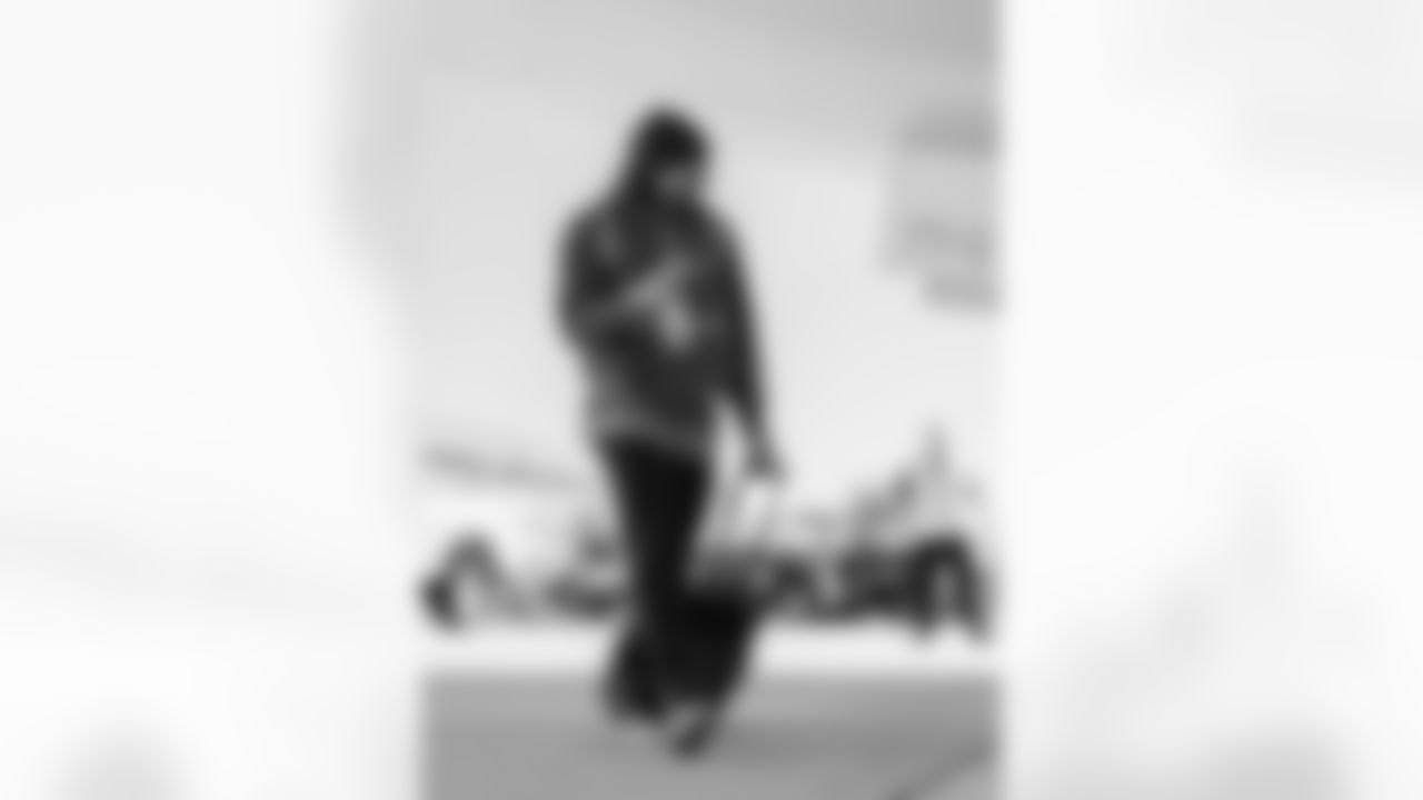 The Carolina Panthers departure to play the Green Bay Packers Saturday, Nov. 1, 2025 in Charlotte, NC.