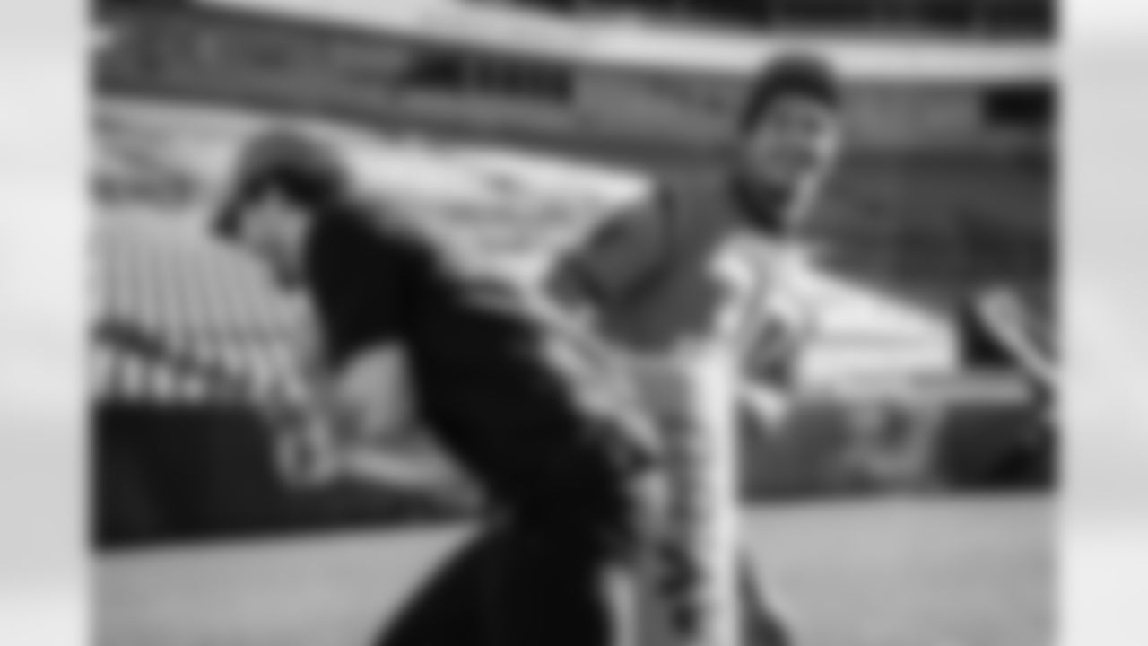 The Carolina Panthers host Bank of America inside access combine on Oct. 14, 2025 at Bank of America Stadium in Charlotte, NC. (Photo by Laura Wolff/Carolina Panthers)