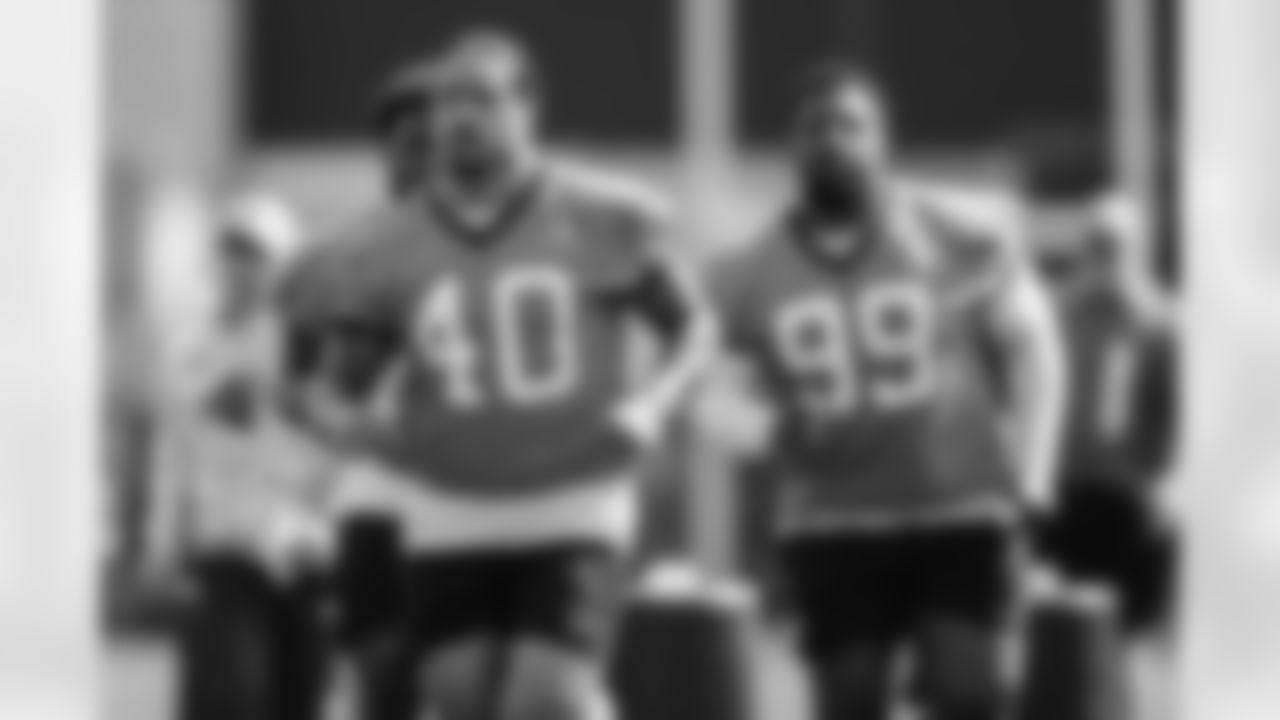 The Carolina Panthers hold voluntary workouts on Monday, May. 19, 2025 in Charlotte, NC.