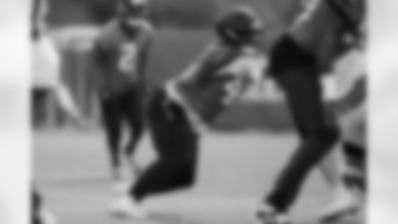 The Carolina Panthers hold practice on Nov. 13, 2025 at Bank of America Stadium in Charlotte, NC.