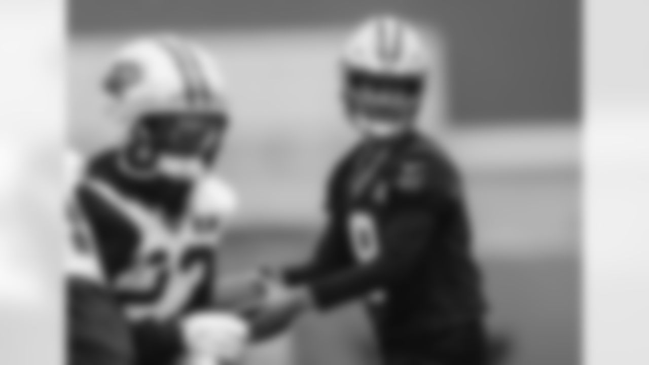 The Carolina Panthers hold practicel on Wednesday, Oct. 29, 2025 in Charlotte, NC.