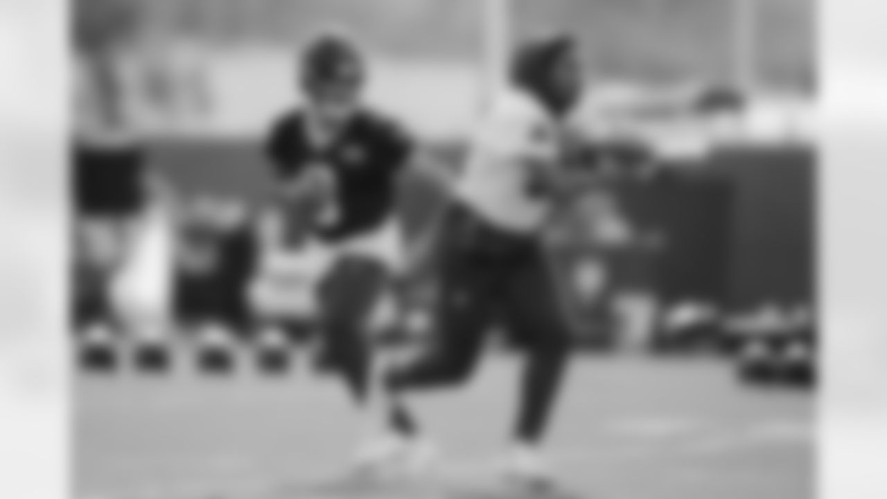 The Carolina Panthers hold practice on Nov. 13, 2025 at Bank of America Stadium in Charlotte, NC.