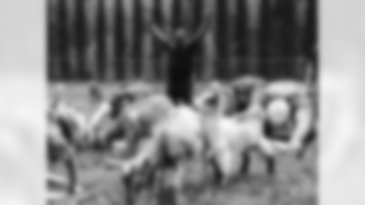 The Carolina Panthers take part in Goat Yoga on Monday, May. 19, 2025 in Charlotte, NC.