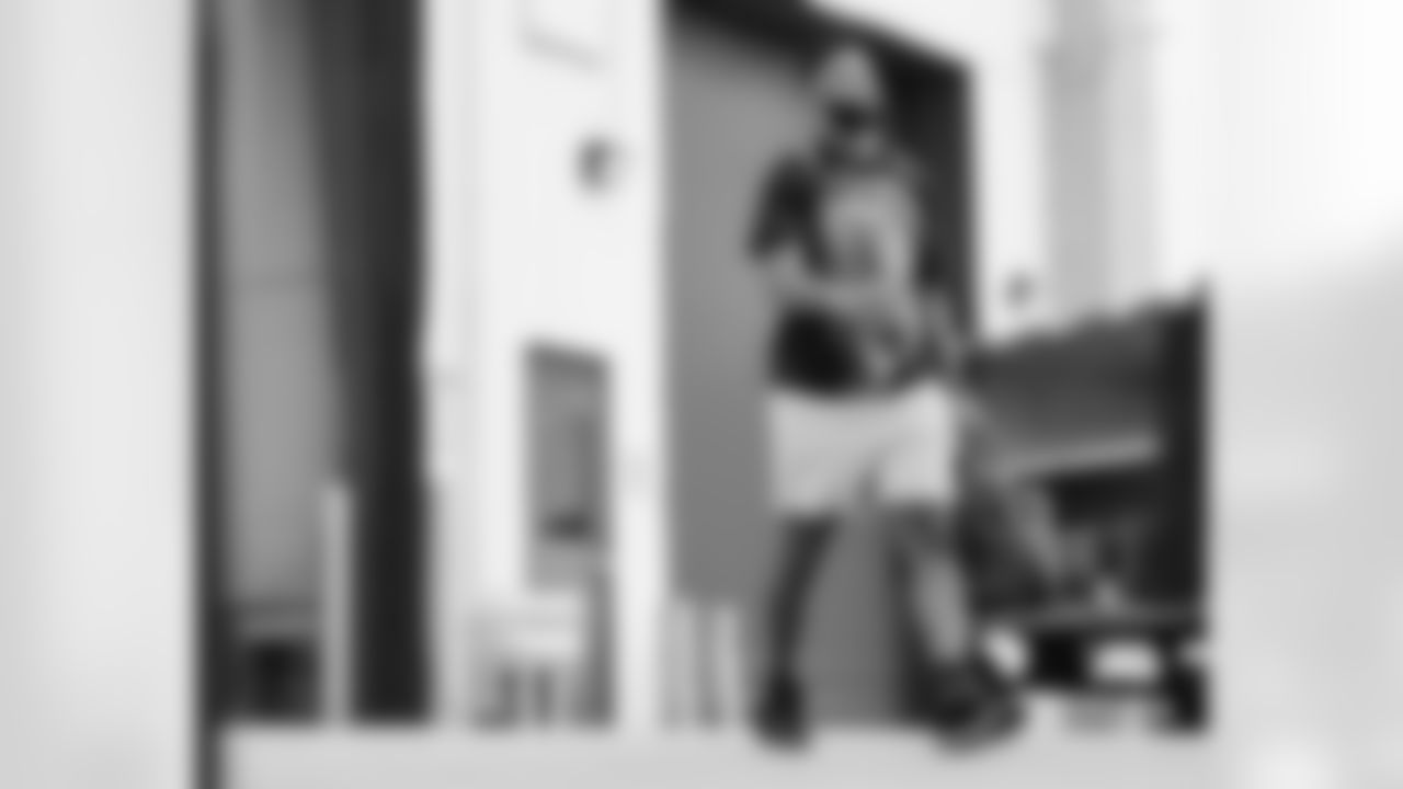 The Carolina Panthers departure to face the Atlanta Falcons on Saturday, Nov. 15, 2025 in Charlotte, NC.