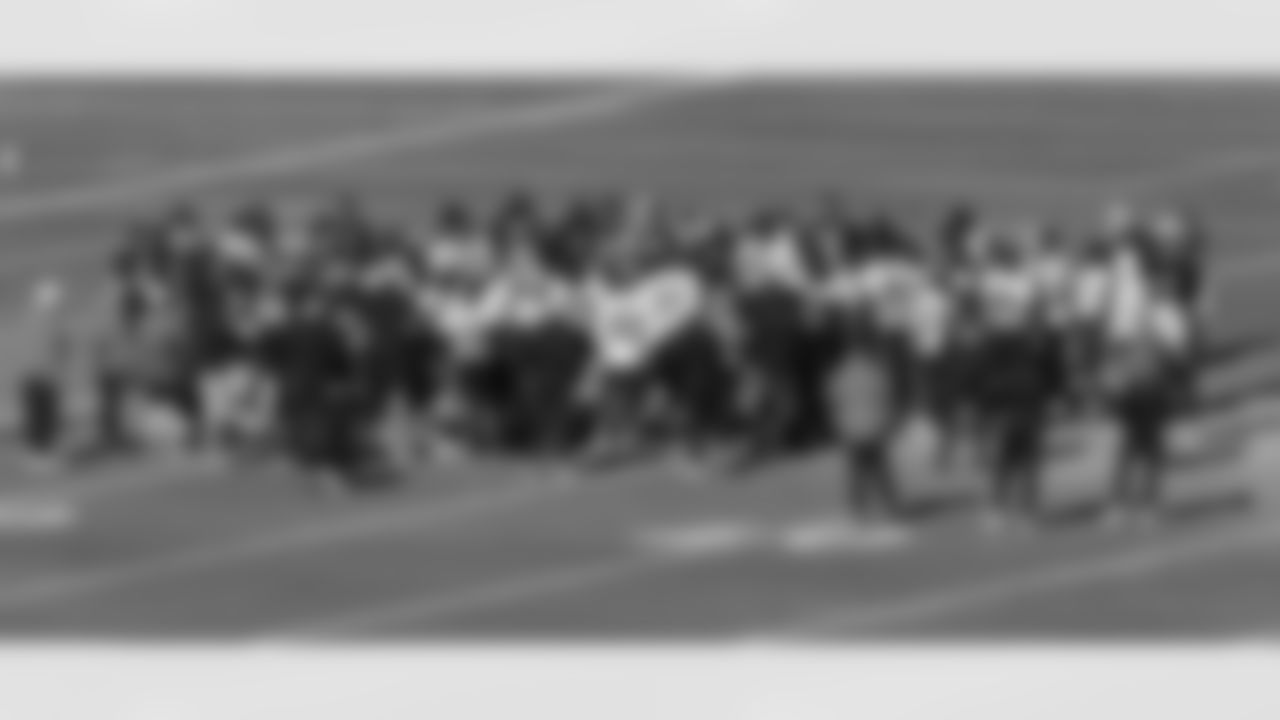 The Carolina Panthers hold practice on Wednesday, Nov. 5, 2025 at Bank Of America Stadium in Charlotte, NC.