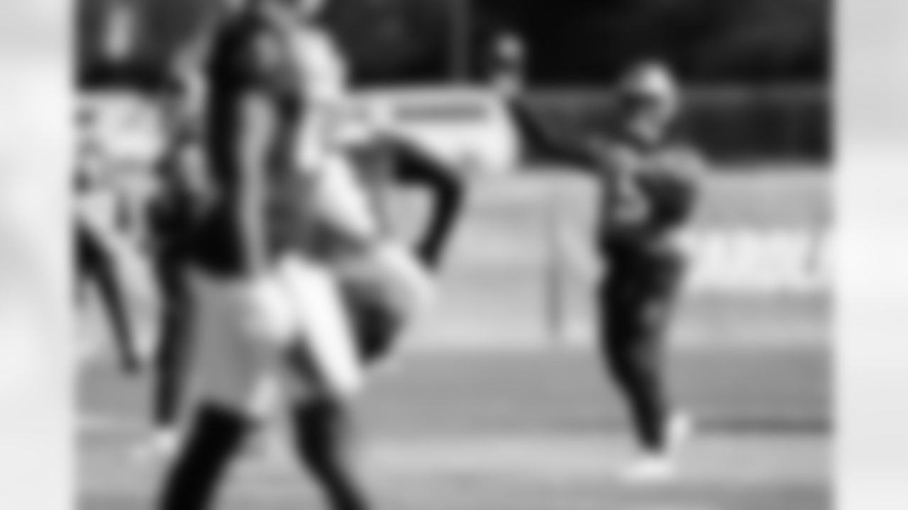 The Carolina Panthers hold practice on Friday, Nov. 28, 2025 at Bank Of America Stadium in Charlotte, NC.