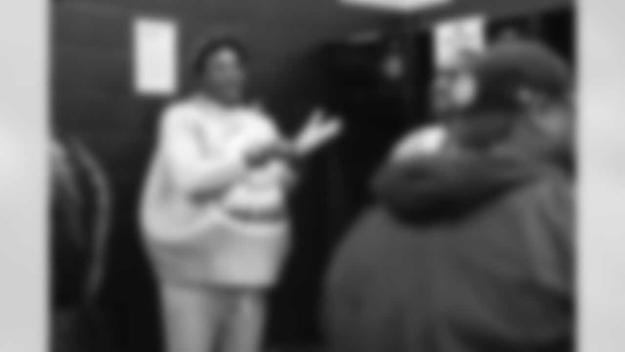 The Carolina Panthers visit Levine Children's Hospital on Tuesday, Oct. 28, 2025 in Charlotte, NC.