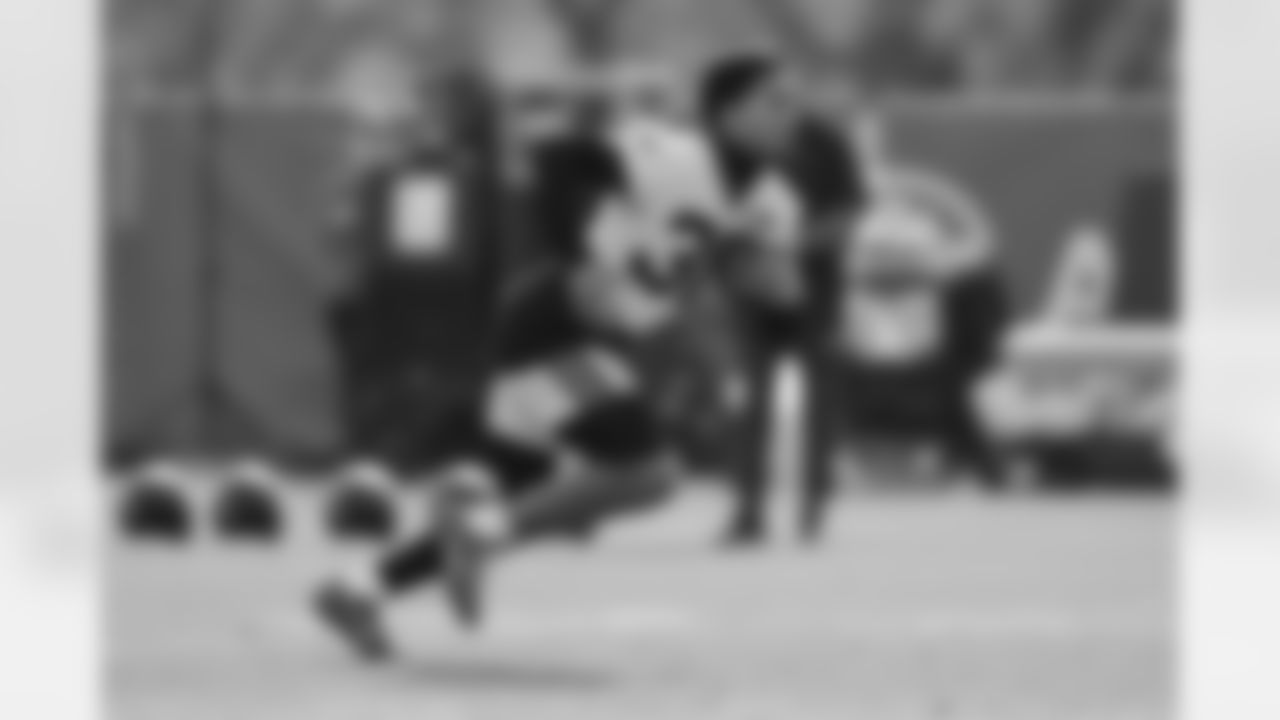 The Carolina Panthers hold practice on Nov. 13, 2025 at Bank of America Stadium in Charlotte, NC.