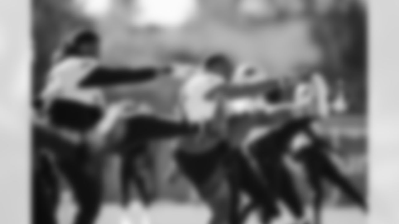 The Carolina Panthers hold practice on Friday, Nov. 28, 2025 at Bank Of America Stadium in Charlotte, NC.