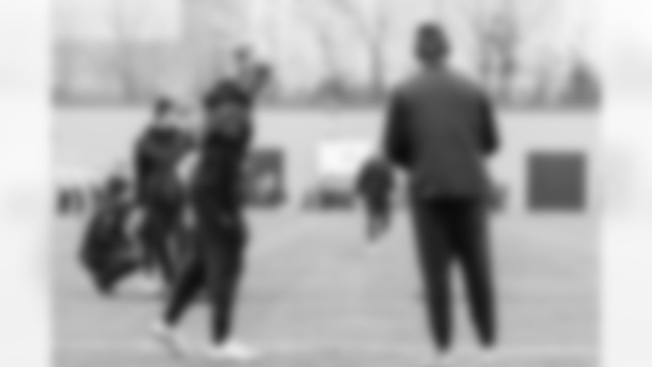 The Carolina Panthers hold practice on Monday, Dec. 08, 2025 at Bank Of America Stadium in Charlotte, NC.