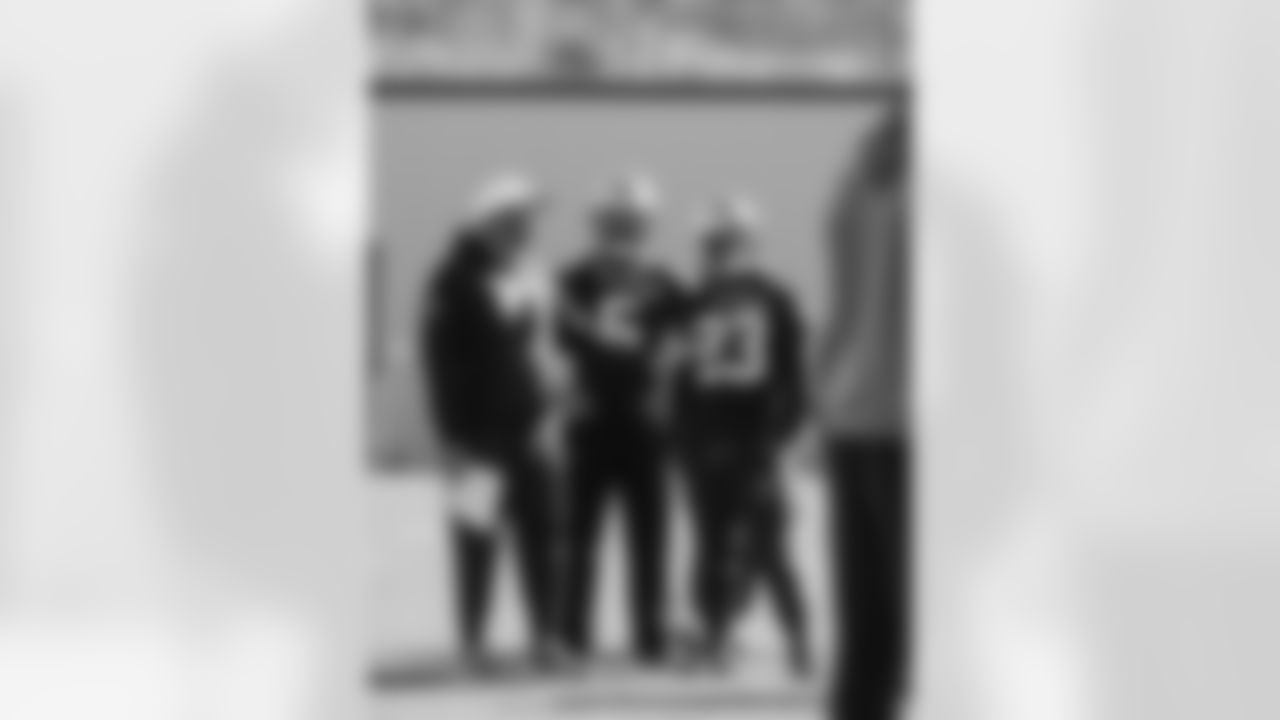 The Carolina Panthers hold practice on Friday, Nov. 28, 2025 at Bank Of America Stadium in Charlotte, NC.