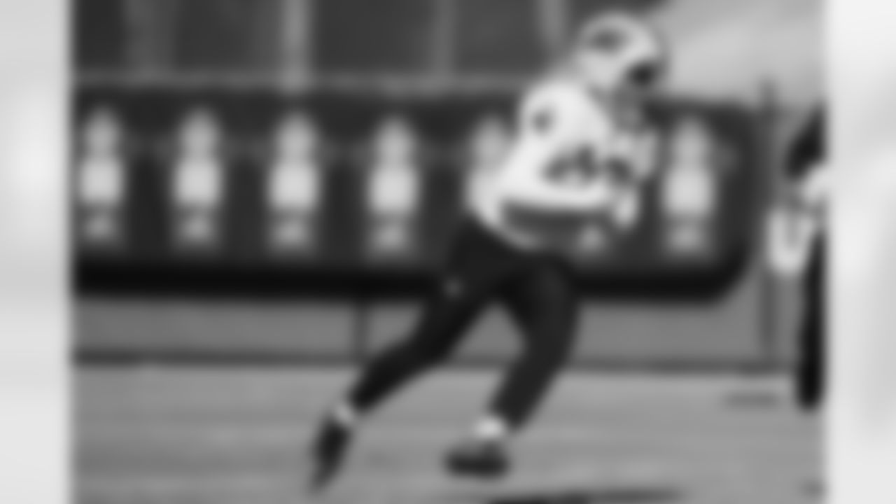 The Carolina Panthers practice on Thursday, Dec. 11, 2025 at Bank Of America Stadium in Charlotte, NC.