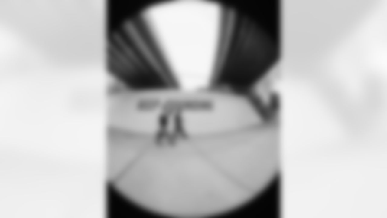 The Carolina Panthers hold practice on Nov. 13, 2025 at Bank of America Stadium in Charlotte, NC.