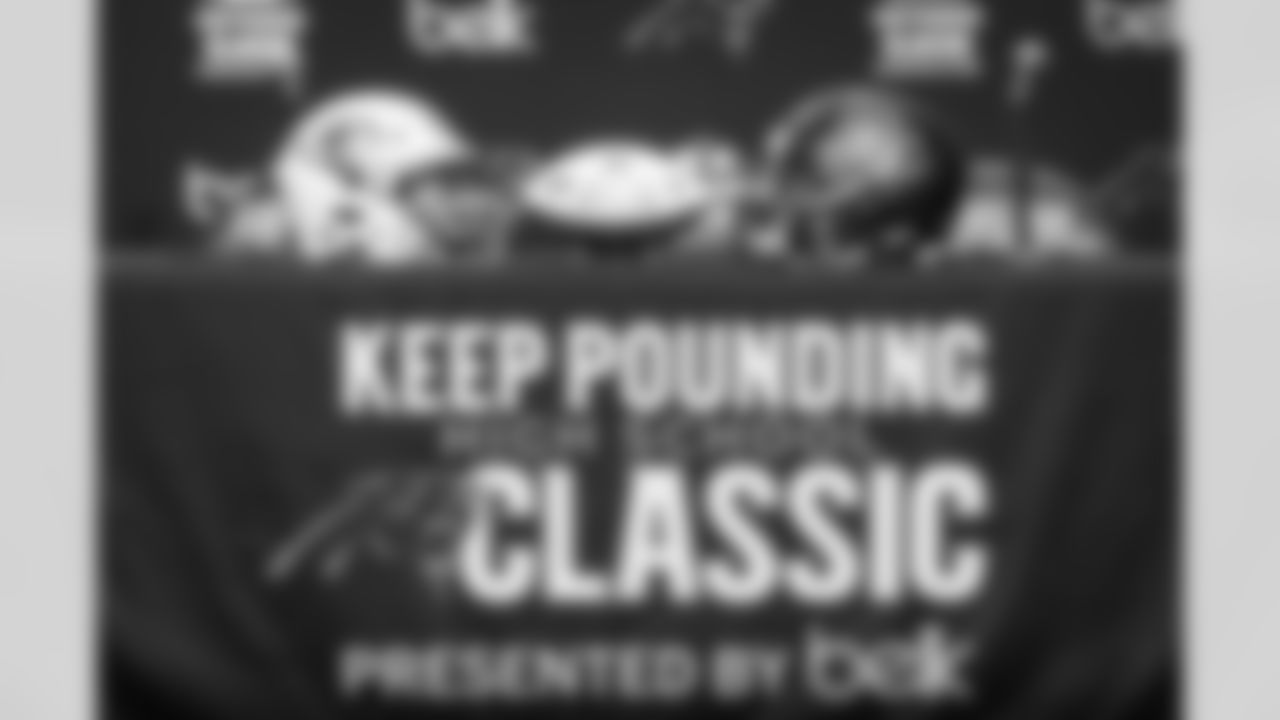 The Keep Pounding High School Classic presented by Belk Press Conference is held on May 7, 2025 at Bank of America Stadium.