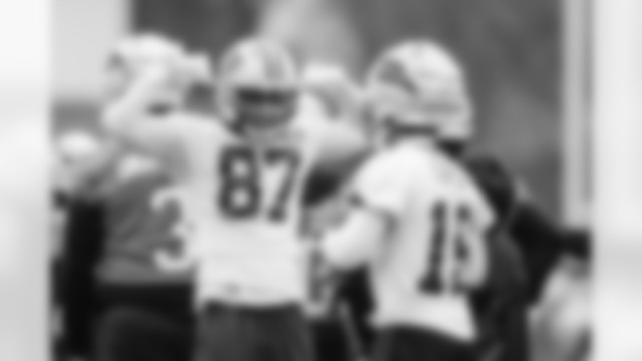 The Carolina Panthers hold practice on Monday, Dec. 08, 2025 at Bank Of America Stadium in Charlotte, NC.