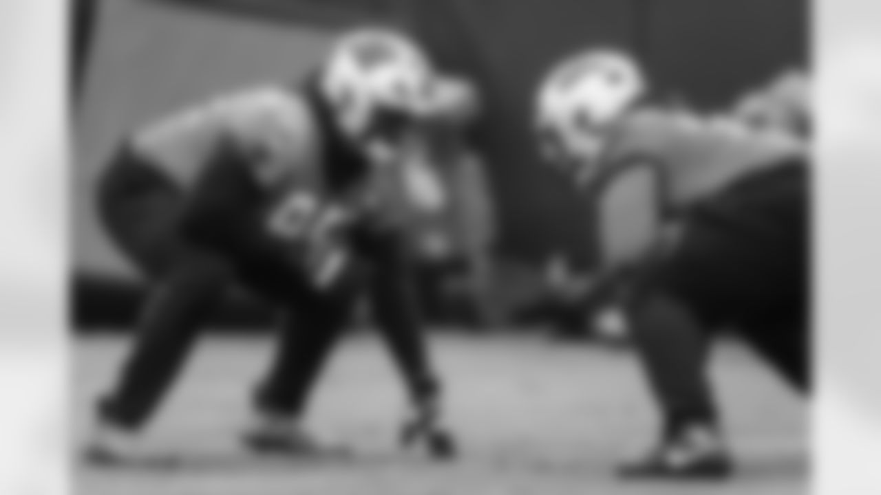 The Carolina Panthers hold practicel on Wednesday, Oct. 29, 2025 in Charlotte, NC.