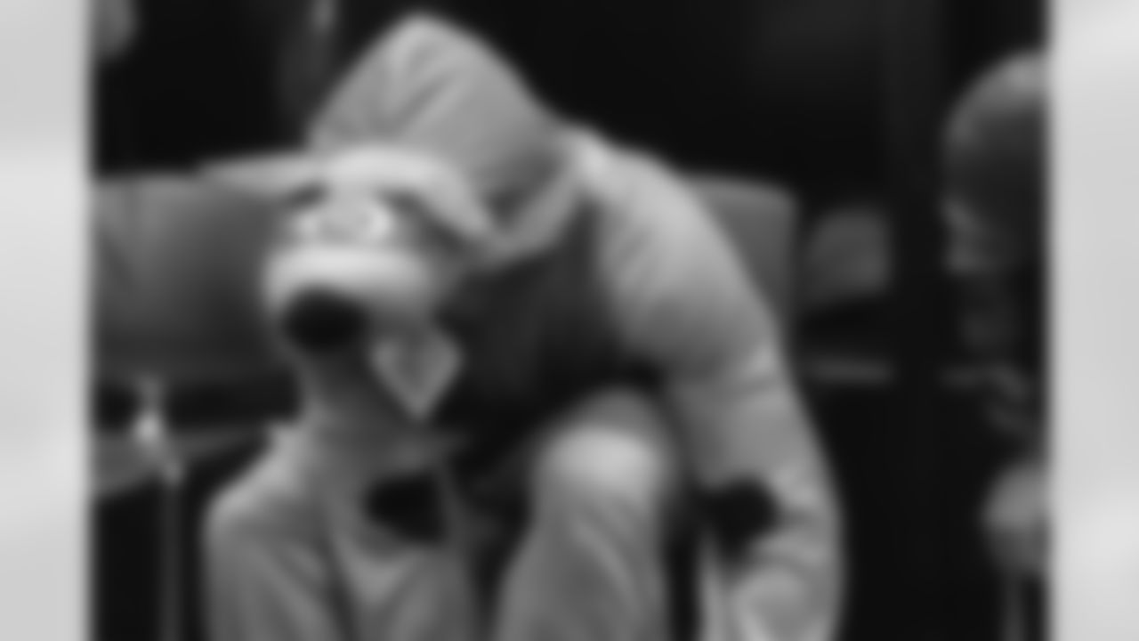 The Carolina Panthers visit Levine Children's Hospital on Tuesday, Oct. 28, 2025 in Charlotte, NC.