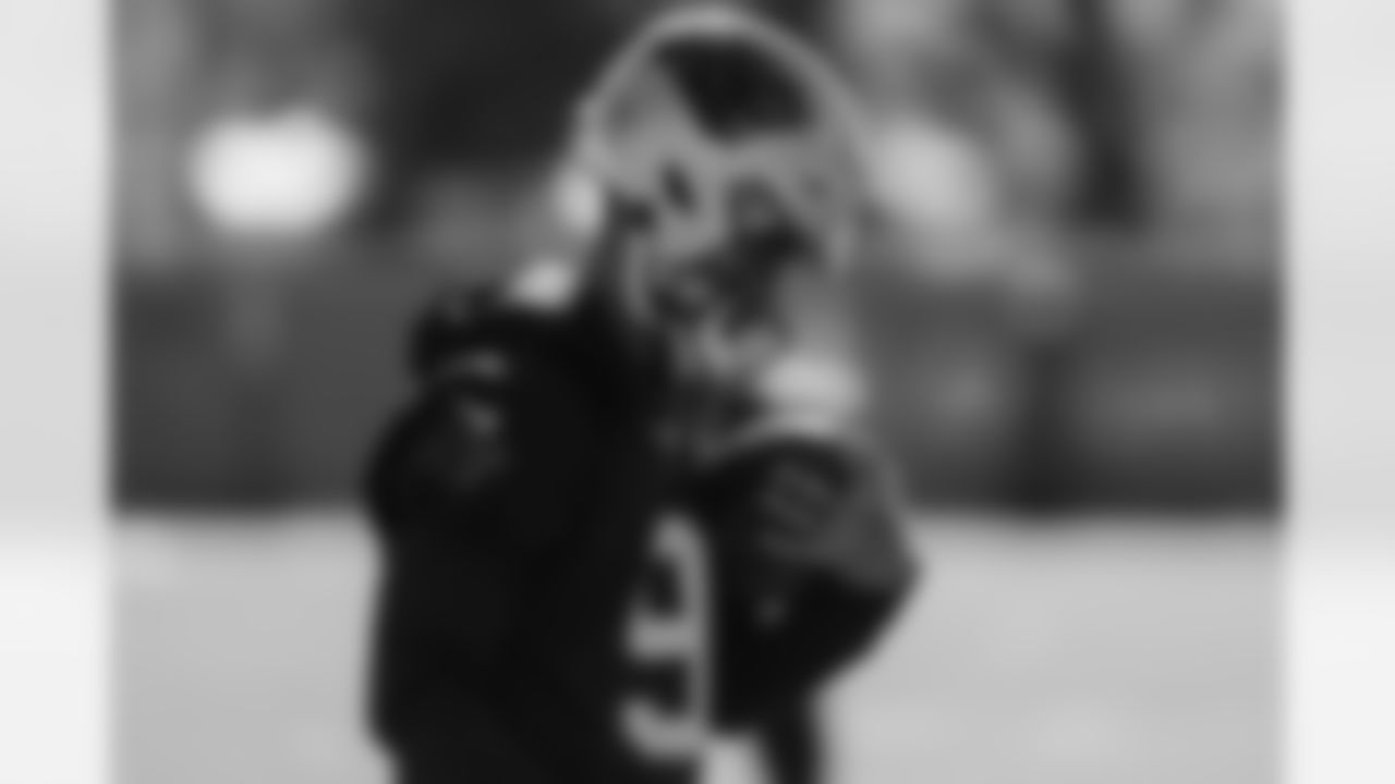 The Carolina Panthers hold practice on Nov. 12, 2025 at Bank of America Stadium in Charlotte, NC.