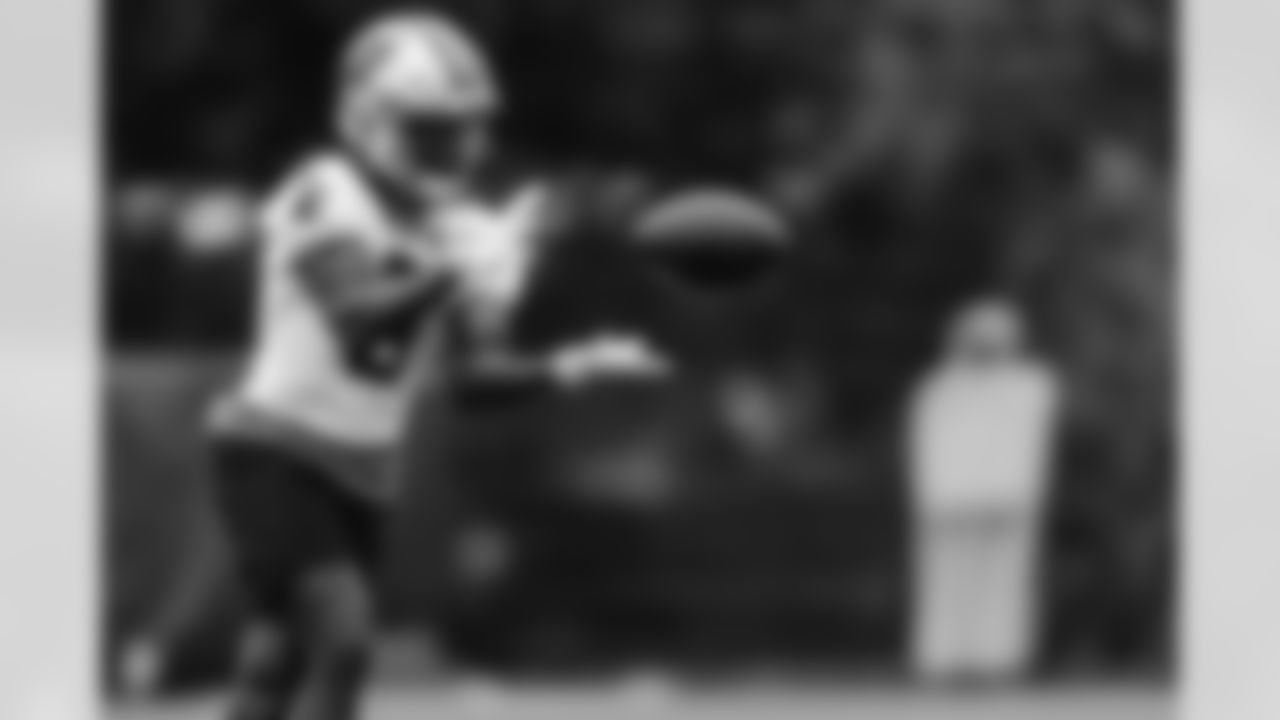The Carolina Panthers hold Rookie Mini Camp on Saturday, May. 10, 2025 in Charlotte, NC.