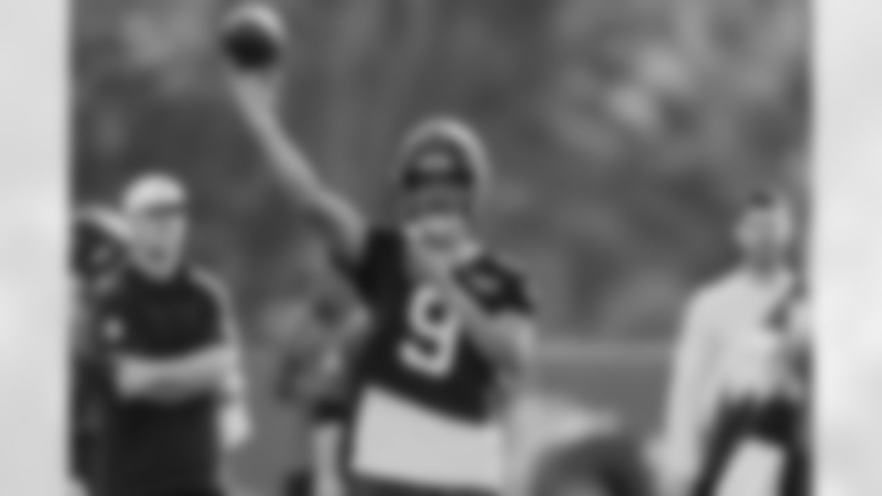 The Carolina Panthers hold practice on Nov. 13, 2025 at Bank of America Stadium in Charlotte, NC.