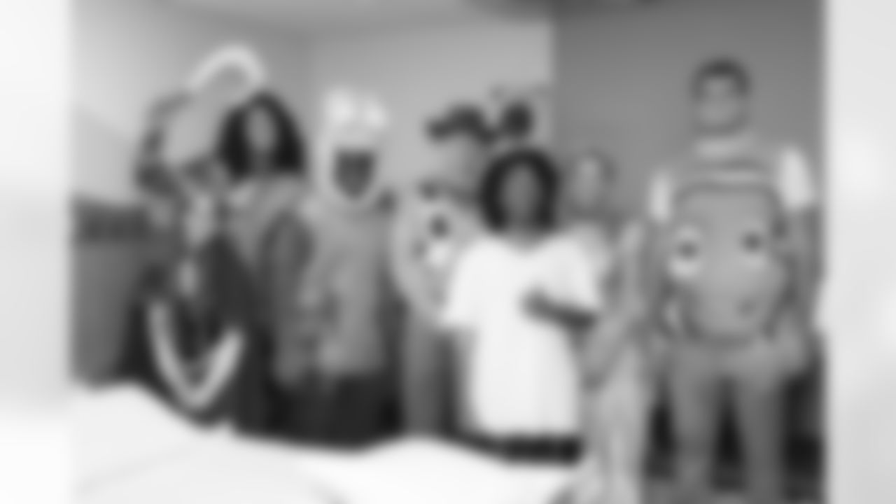 The Carolina Panthers visit Levine Children's Hospital on Tuesday, Oct. 28, 2025 in Charlotte, NC.