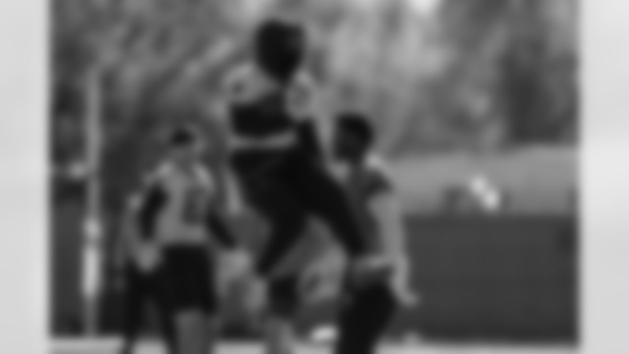 The Carolina Panthers hold practice on Nov. 12, 2025 at Bank of America Stadium in Charlotte, NC.