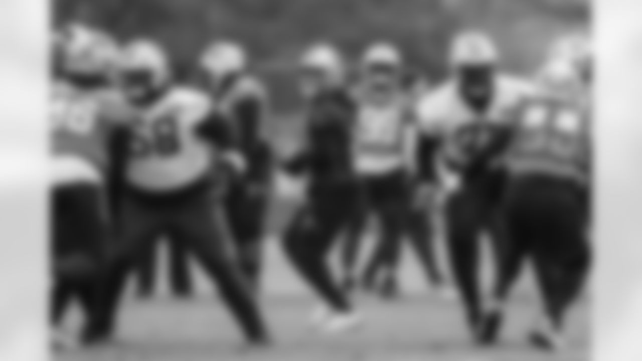 The Carolina Panthers hold practice on Monday, Dec. 08, 2025 at Bank Of America Stadium in Charlotte, NC.