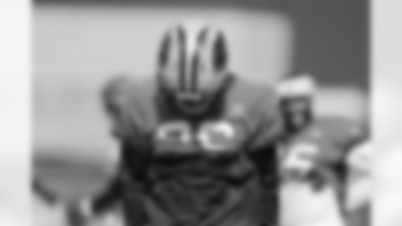 The Carolina Panthers hold practice on Thursday, Oct. 30, 2025 in Charlotte, NC at Bank of America Stadium. (Photo by Cassie Baker//Carolina Panthers)