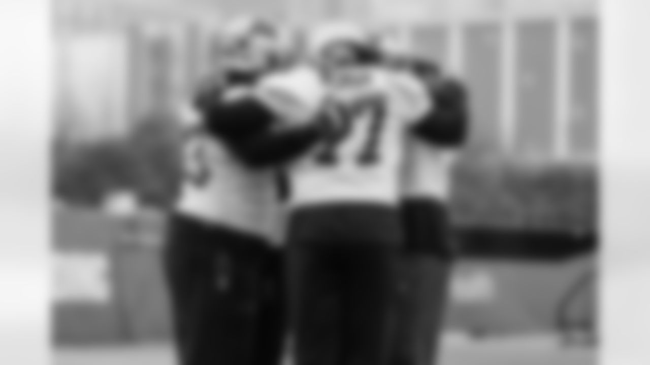 The Carolina Panthers hold practice on Monday, Dec. 08, 2025 at Bank Of America Stadium in Charlotte, NC.