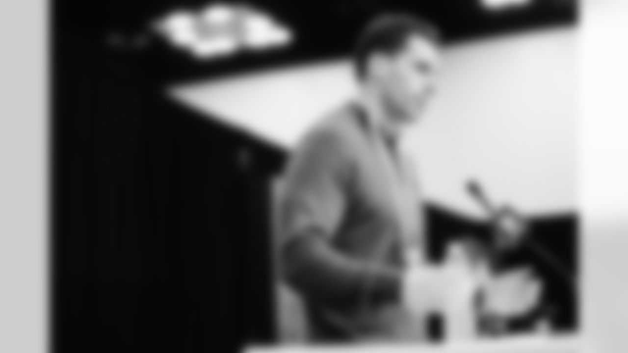 The Carolina Panthers are seen at the combine on Tuesday, Feb. 24, 2026 in Indianapolis, IN.