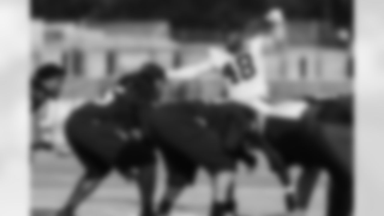 The Carolina Panthers prepare to face the Los Angeles Rams on Tuesday, Jan. 06, 2025 at Bank of American Stadium in Charlotte, NC.