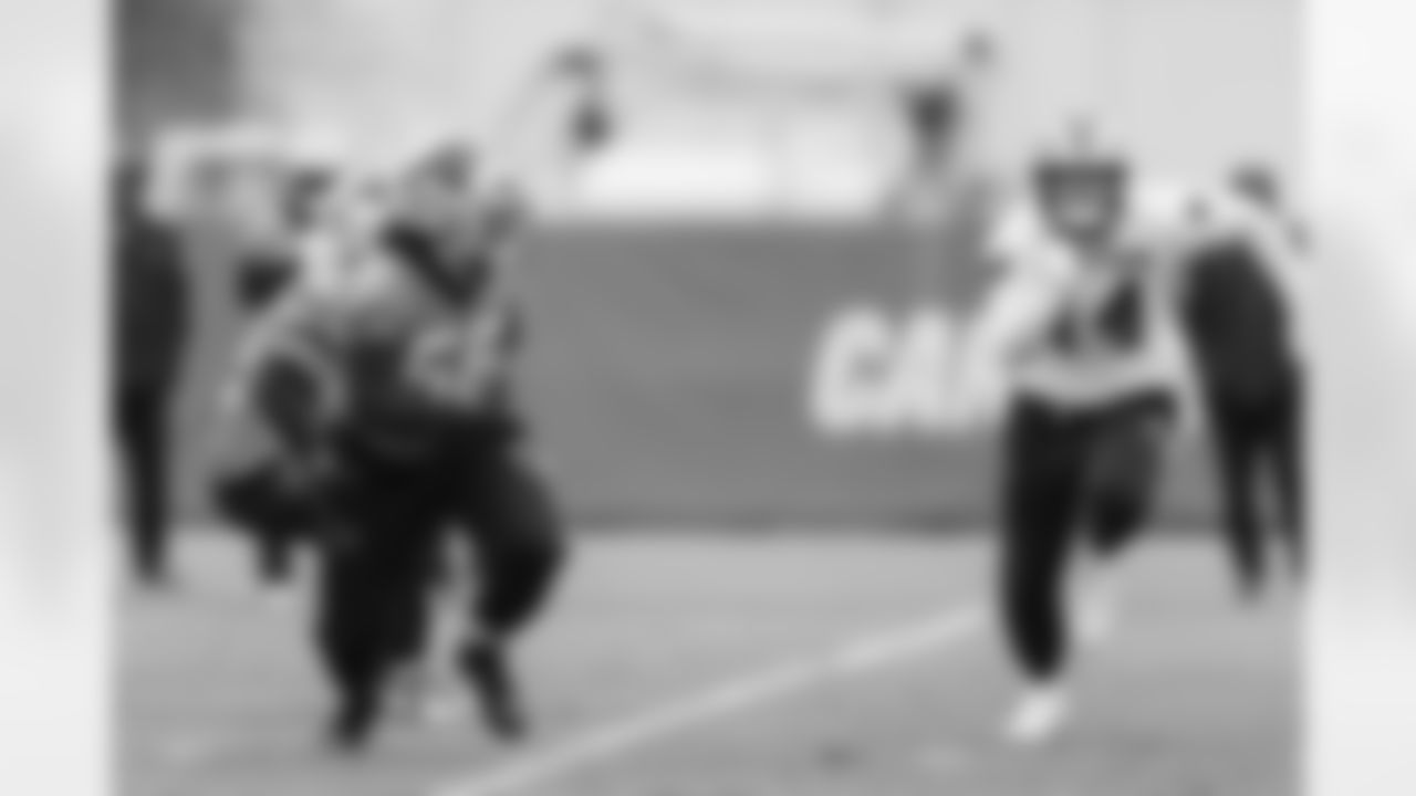 The Carolina Panthers hold practice on Monday, Dec. 08, 2025 at Bank Of America Stadium in Charlotte, NC.