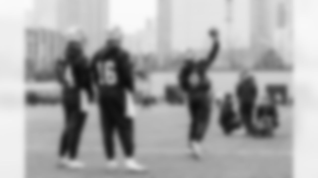 The Carolina Panthers hold practice on Monday, Dec. 08, 2025 at Bank Of America Stadium in Charlotte, NC.