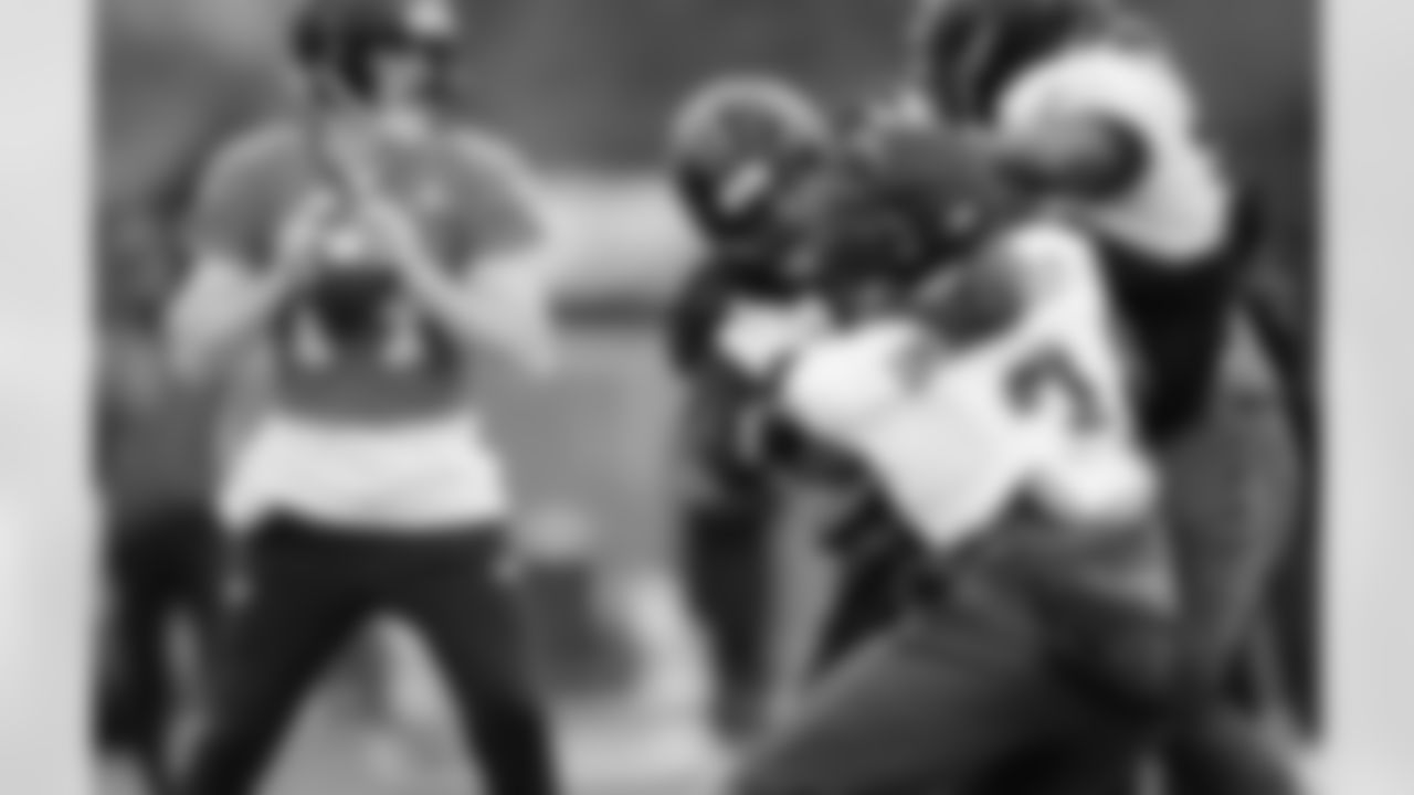 The Carolina Panthers prepare to face the Seattle Seahawks on Thursday, Dec. 18, 2025 at Bank of American Stadium in Charlotte, NC.