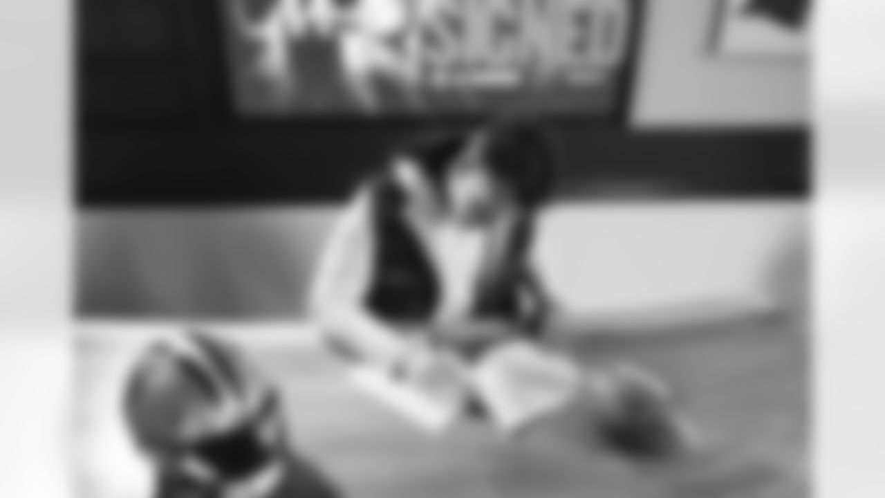 The Carolina Panthers resign veteran long snapper and media personality JJ Jansen on Tuesday, Feb. 17, 2026 at Bank of America Stadium. in Charlotte, NC.