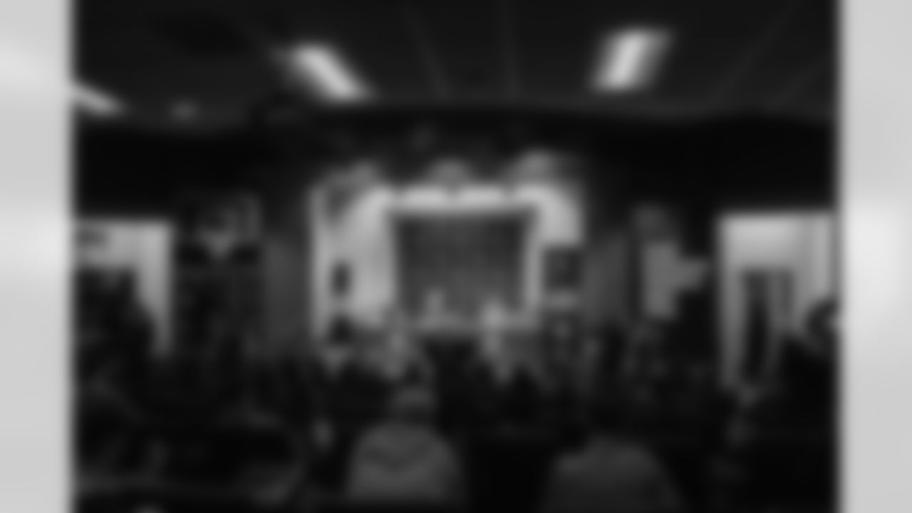 The Carolina Panthers host a Flag Football Press conference for the Conference Carolina to announce that their flag football conference championship will take place in Durham after their inaugural season on Wednesday, Feb. 4, 2025 at Bank of America Stadium in Charlotte, NC.