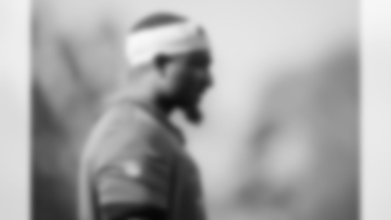 The Carolina Panthers hold practice on Nov. 13, 2025 at Bank of America Stadium in Charlotte, NC.