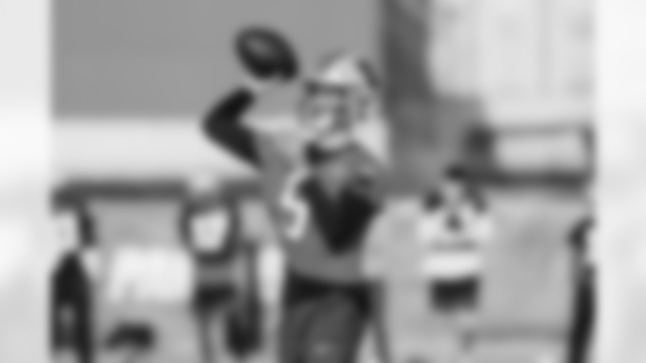 The Carolina Panthers prepare to face the Los Angeles Rams on Tuesday, Jan. 06, 2025 at Bank of American Stadium in Charlotte, NC.