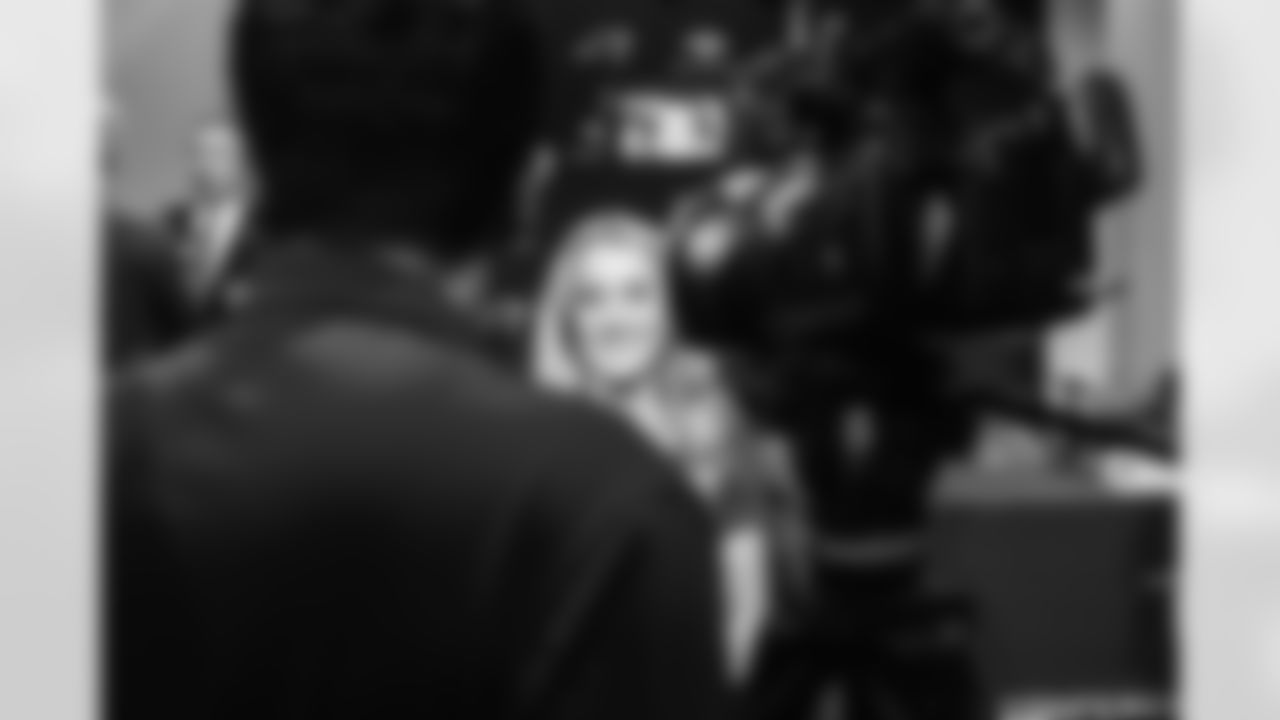 The Carolina Panthers host a Flag Football Press conference for the Conference Carolina to announce that their flag football conference championship will take place in Durham after their inaugural season on Wednesday, Feb. 4, 2025 at Bank of America Stadium in Charlotte, NC.