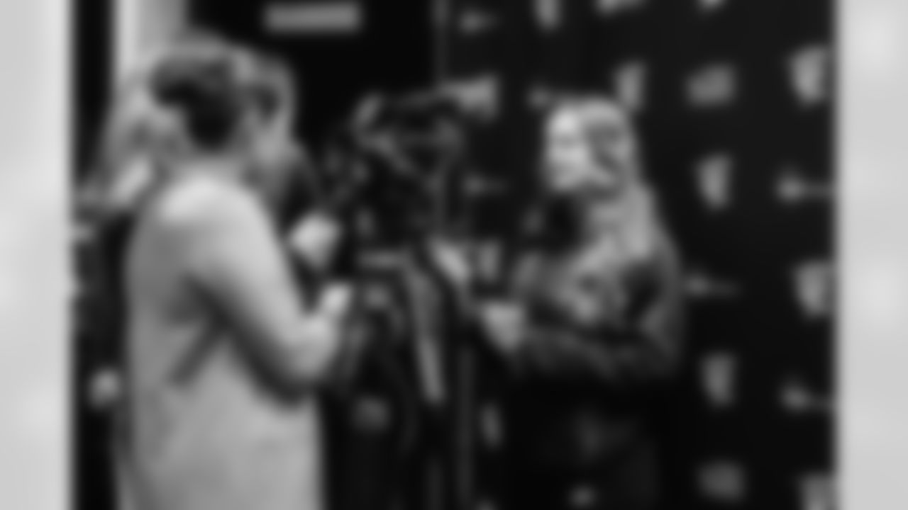 The Carolina Panthers host a Flag Football Press conference for the Conference Carolina to announce that their flag football conference championship will take place in Durham after their inaugural season on Wednesday, Feb. 4, 2025 at Bank of America Stadium in Charlotte, NC.